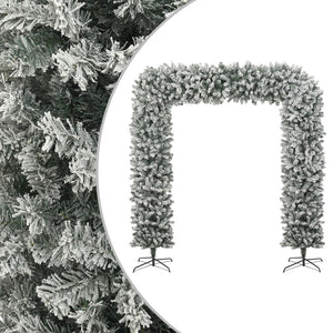 Beschneite Weihnachtsgirlande 240 cm