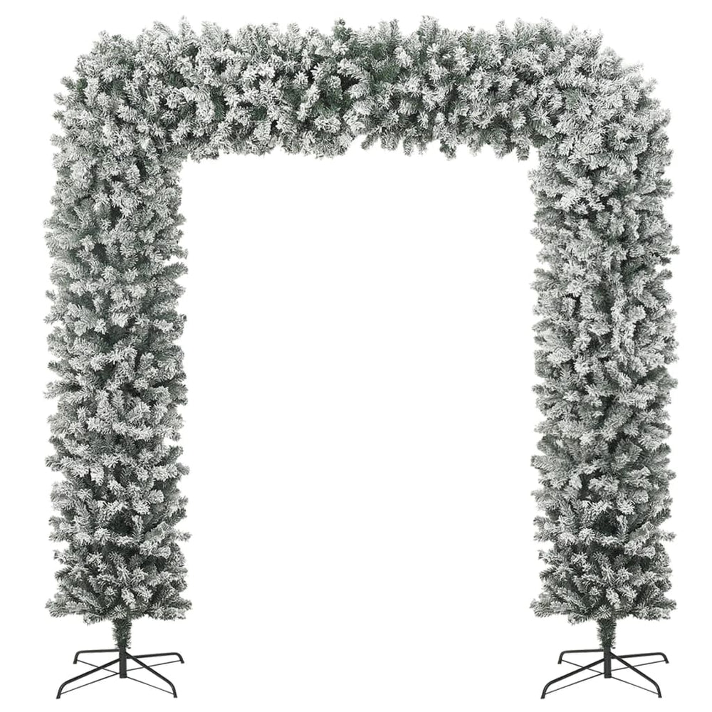 vidaXL Snowy Christmas Garland 240 cm