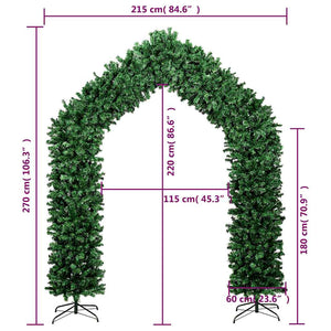 Grüne Weihnachtsgirlande 270 cm