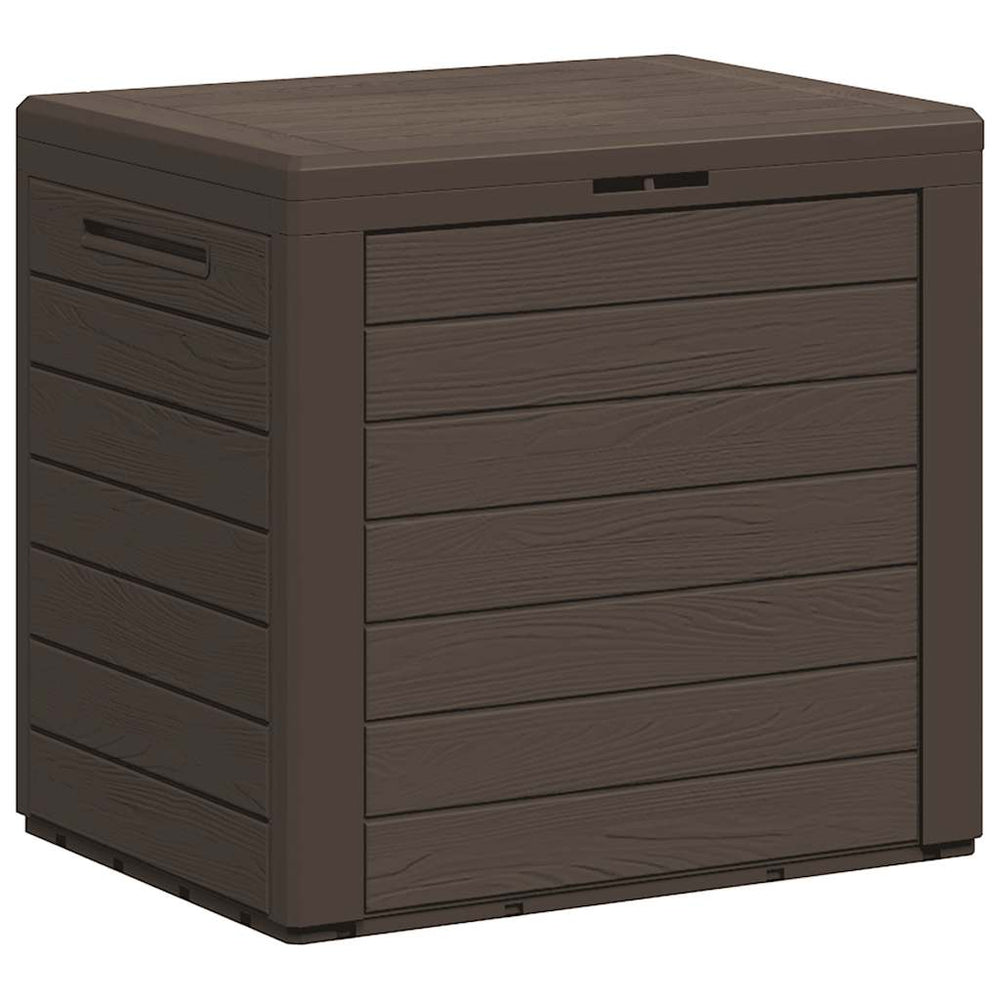 Gartentruhe Braun 58,5x46x55 cm Polypropylen