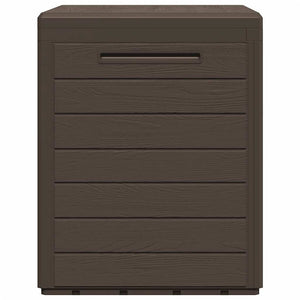 Gartentruhe Braun 58,5x46x55 cm Polypropylen