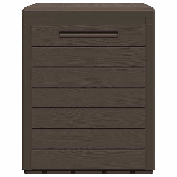 Gartentruhe Braun 58,5x46x55 cm Polypropylen