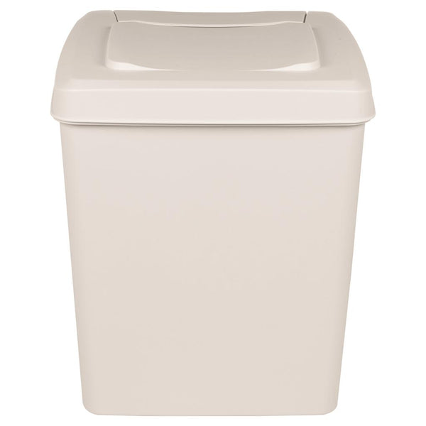 Stapelbare Mülleimer 3 Stk. Weiß 75 L Polypropylen