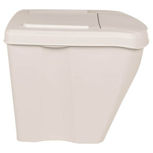 Stapelbare Mülleimer 3 Stk. Weiß 75 L Polypropylen
