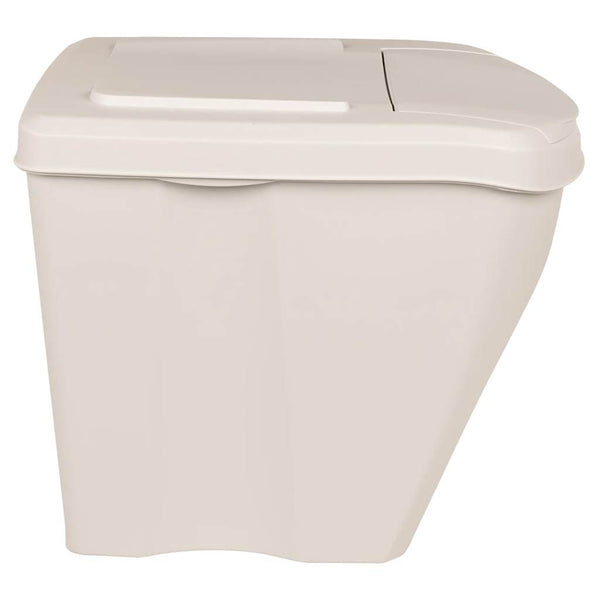 Stapelbare Mülleimer 3 Stk. Weiß 75 L Polypropylen