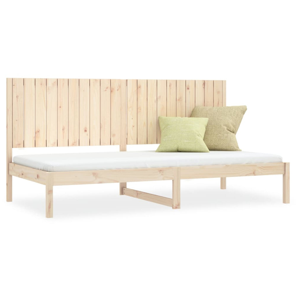 vidaXL Lit de repos sans matelas 90x200 cm Bois de pin massif