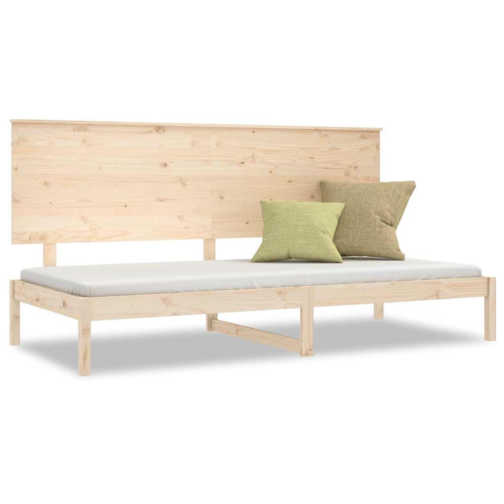 vidaXL Lit de repos sans matelas 80x200 cm Bois de pin massif