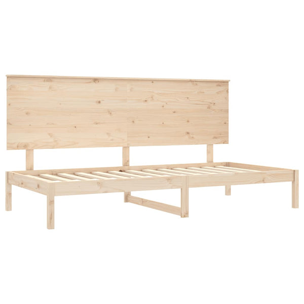 Tagesbett ohne Matratze 80x200 cm Massivholz Kiefer