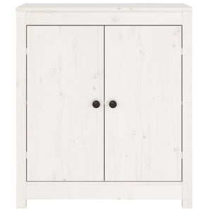 Sideboards 2 Stk. Weiß 70x35x80 cm Massivholz Kiefer