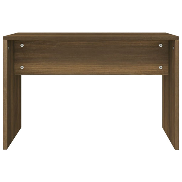 Schminktisch-Set Braun Eichen-Optik 96x40x142 cm