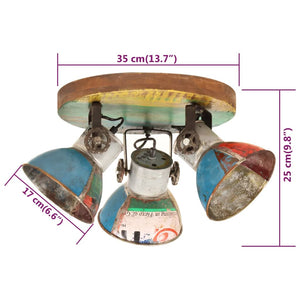 Industrie Deckenleuchte Mehrfarbig 42cm