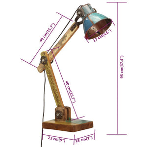 Industrie Schreibtischlampe Mehrfarbig E27