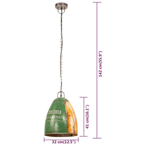 Industrie Hängelampe Mehrfarbig 32cm E27