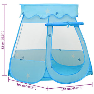 Blaues Kinderspielzelt 102x102x82cm