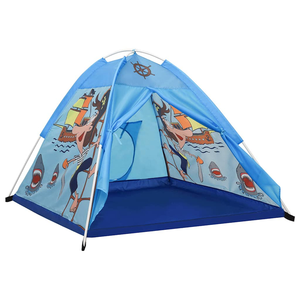 Blaues Spielzelt für Kinder 120x120x90 cm