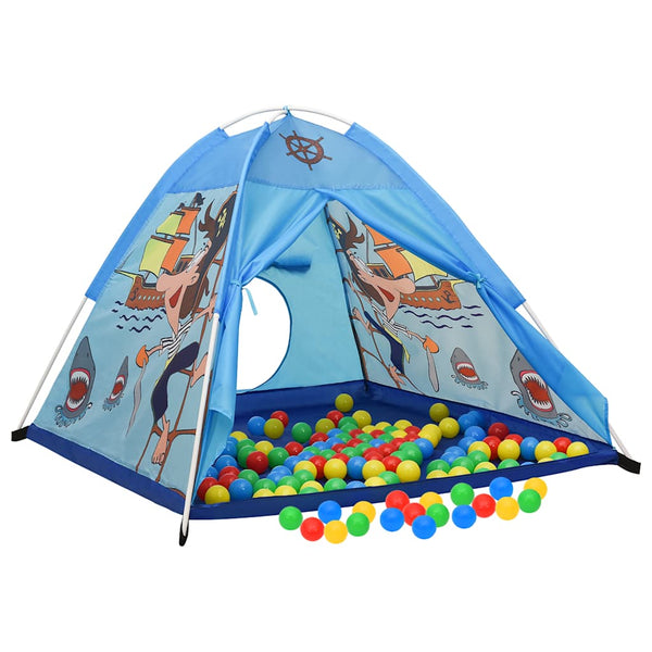 Blaues Spielzelt für Kinder 120x120x90 cm