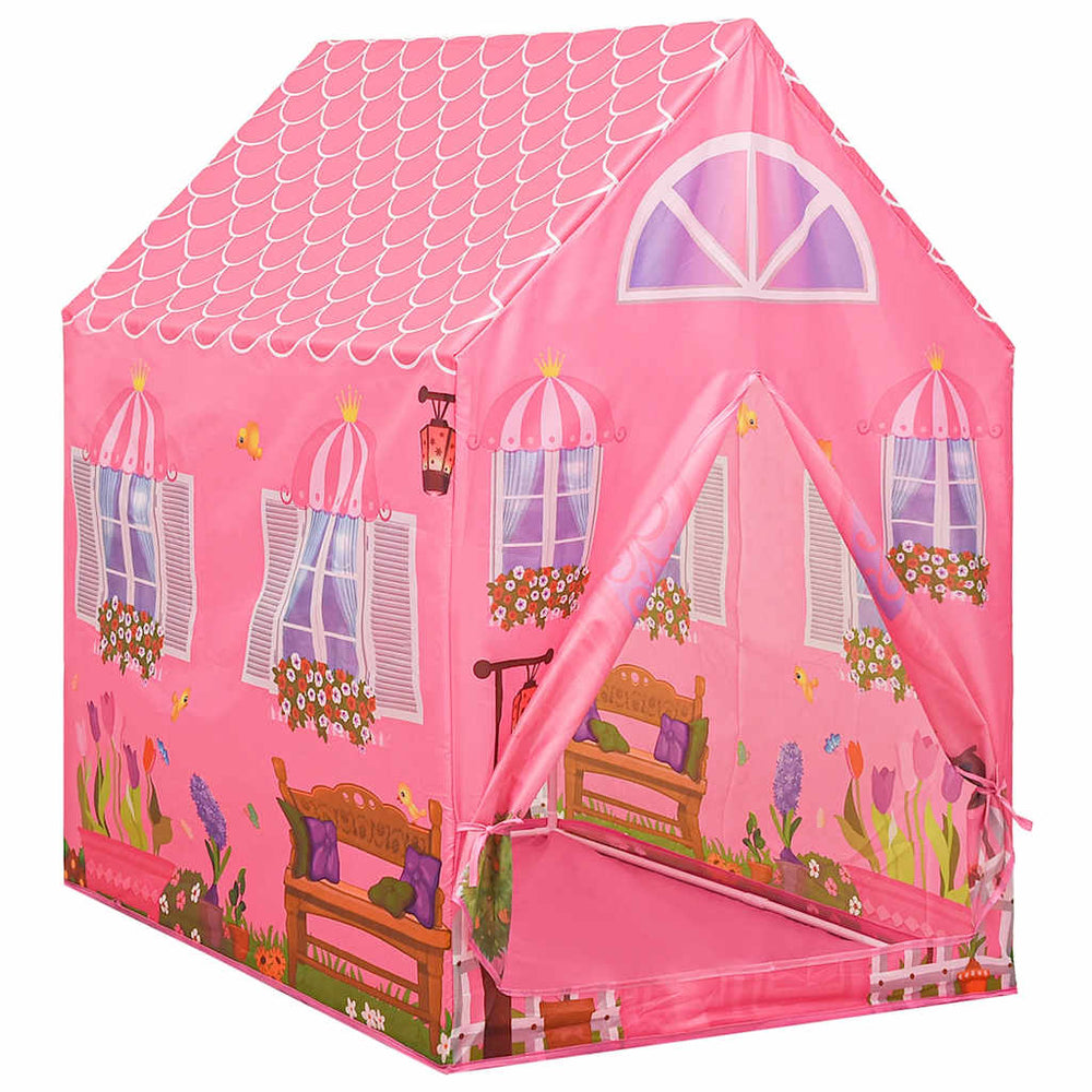 Rosa Kinder Spielzelt 69x94x104 cm