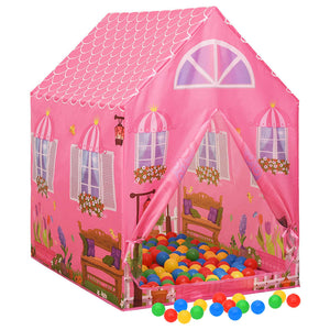Rosa Kinder Spielzelt 69x94x104 cm