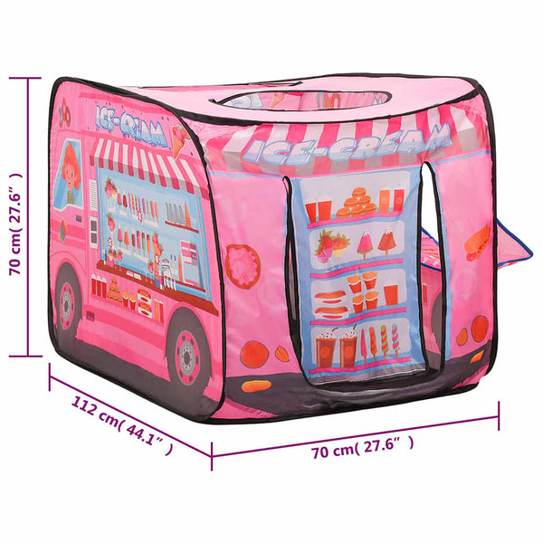 Kinder Spielzelt - Rosa 70x112x70 cm