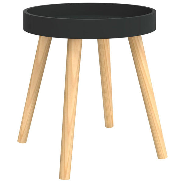 Schwarzer Beistelltisch 38x38x40cm