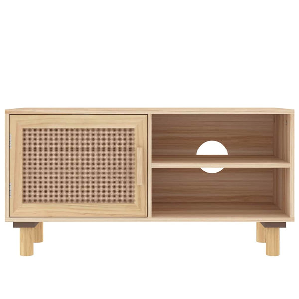 TV-Schrank Braun 80 cm Kiefer Massivholz
