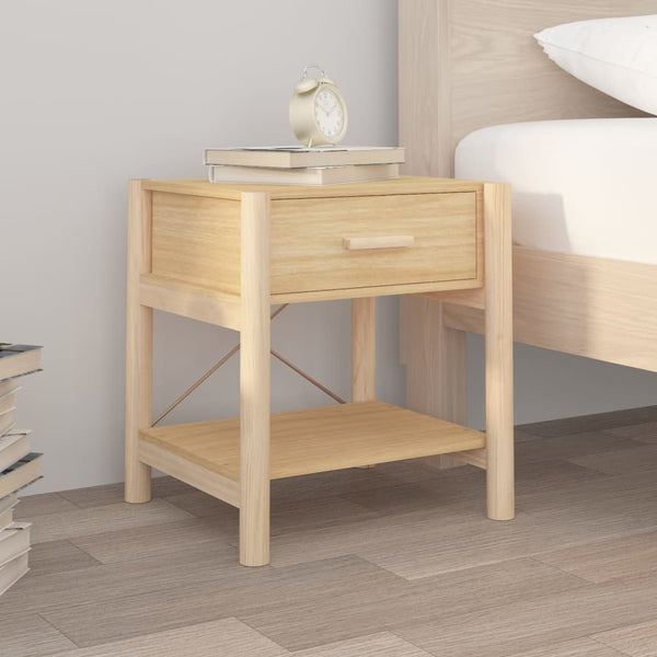 Nachttische 2er Set Holz 42x38x45 cm