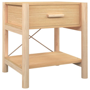 Nachttische 2er Set Holz 42x38x45 cm
