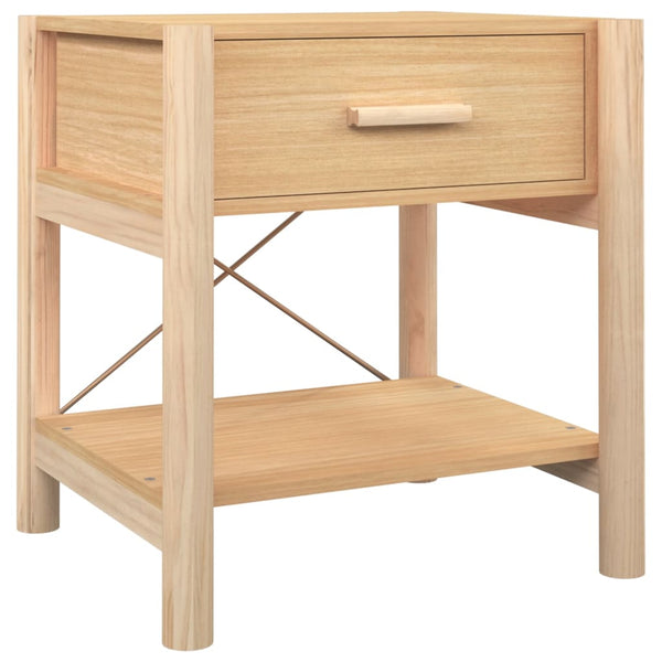 Nachttische 2er Set Holz 42x38x45 cm