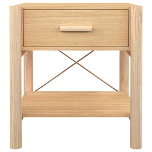 Nachttische 2er Set Holz 42x38x45 cm