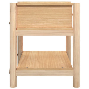 Nachttische 2er Set Holz 42x38x45 cm