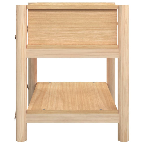 Nachttische 2er Set Holz 42x38x45 cm