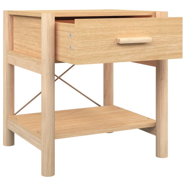 Nachttische 2er Set Holz 42x38x45 cm