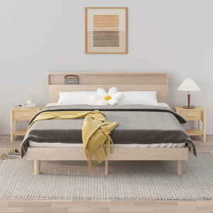 Nachttische 2er Set Holz 42x38x45 cm