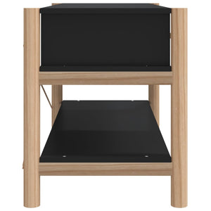 Schwarzer TV-Schrank 82 cm