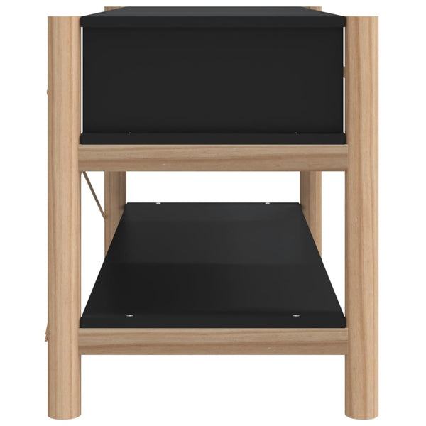 Schwarzer TV-Schrank 82 cm