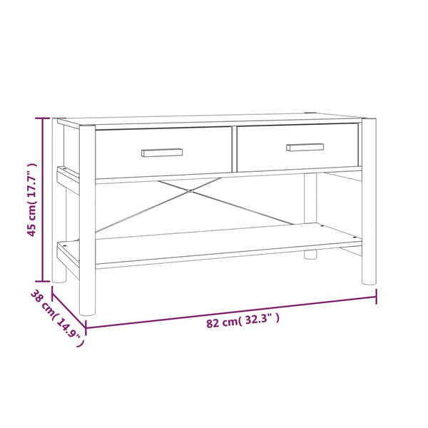 TV-Schrank Holzwerkstoff 82 cm