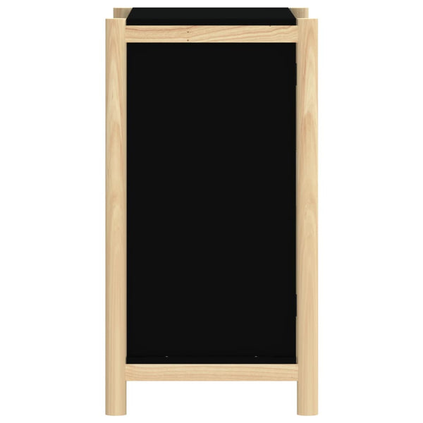 Schwarzes Sideboard 62x38x70 cm