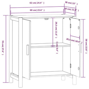 Sideboard 62x38x70 cm
