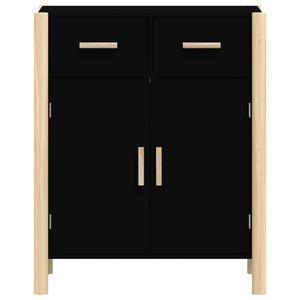 Schwarzes Sideboard 62x38x75 cm