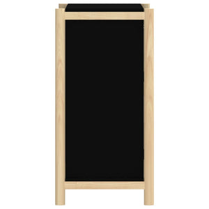 Schwarzes Sideboard 62x38x75 cm
