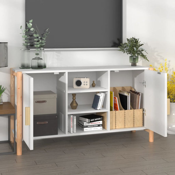 Sideboard Weiß 107 cm Holzwerkstoff
