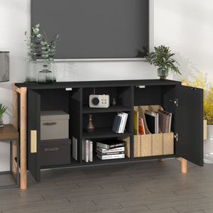 Schwarzes Sideboard 107 cm