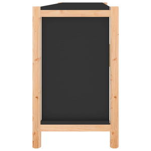 Schwarzes Sideboard 107 cm