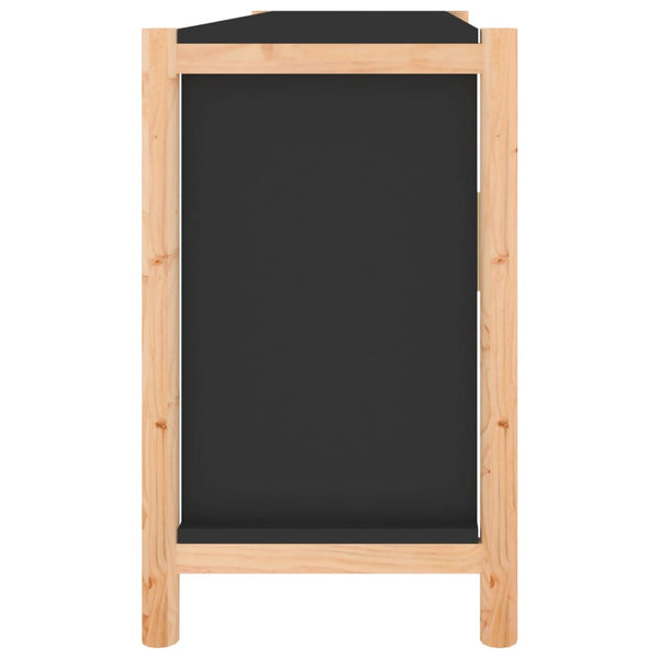 Schwarzes Sideboard 107 cm