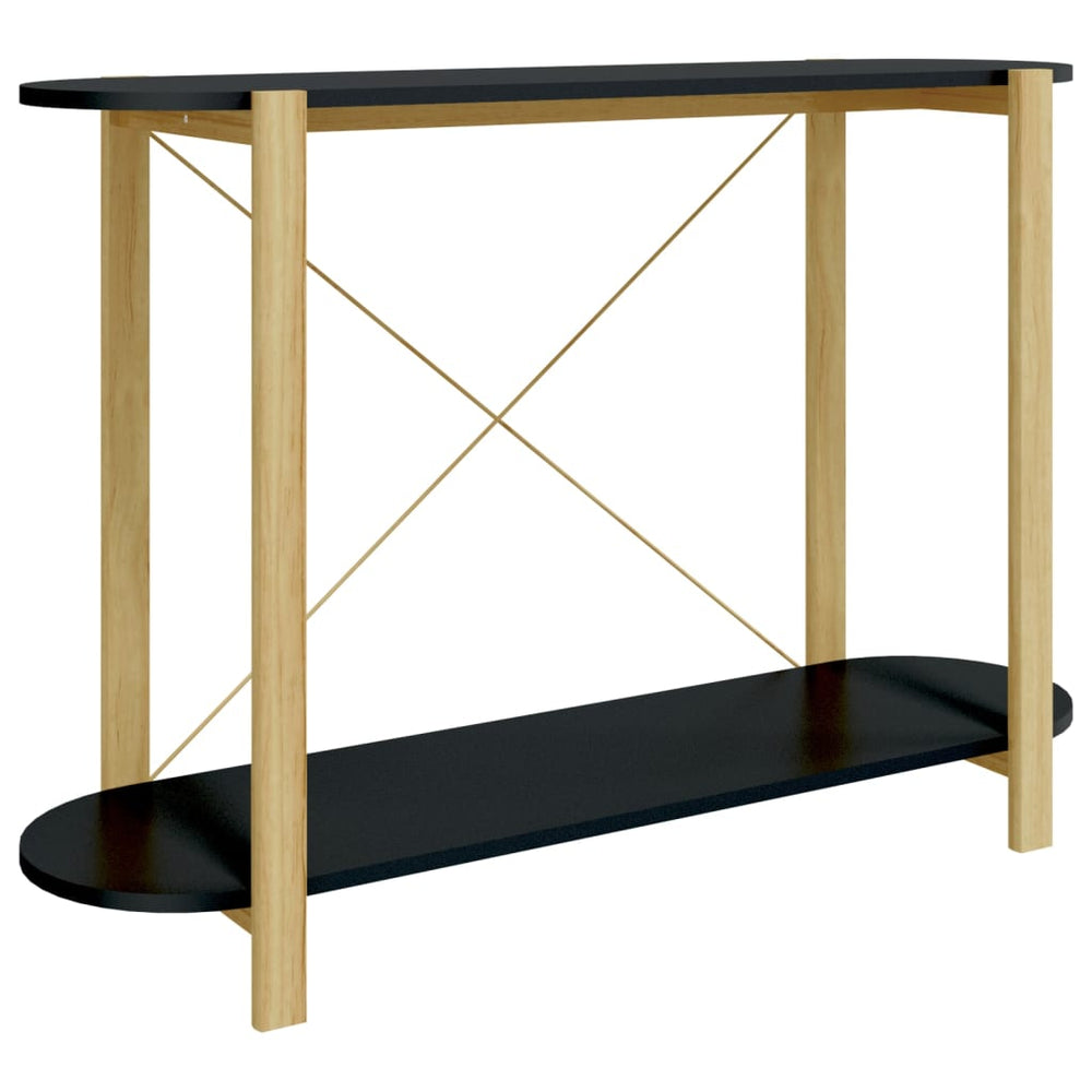 Schwarzer Konsolentisch 110 cm