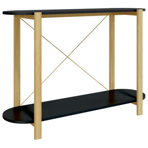 Schwarzer Konsolentisch 110 cm