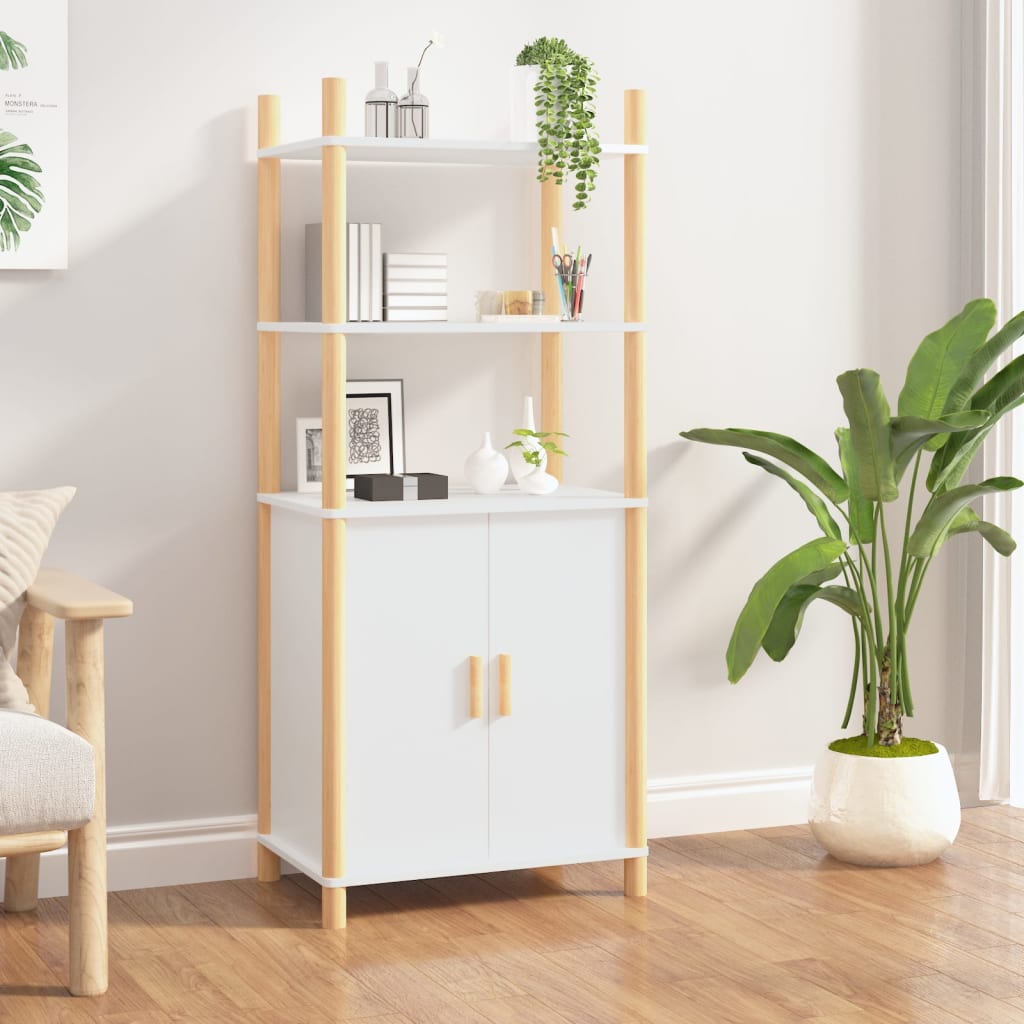 Weißes Highboard 60x40x141 cm