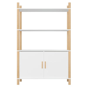 Highboard Weiß 80x40x121cm