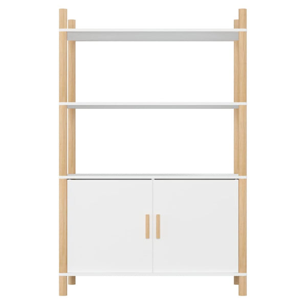 Highboard Weiß 80x40x121cm