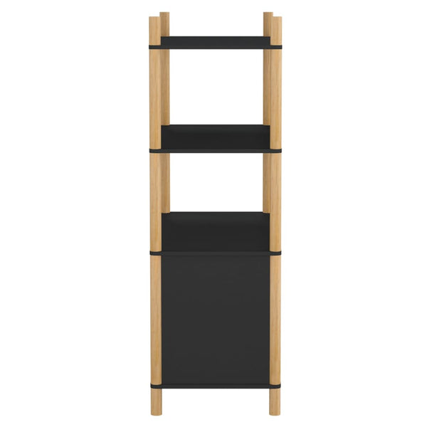 Schwarzes Highboard 80x121 cm